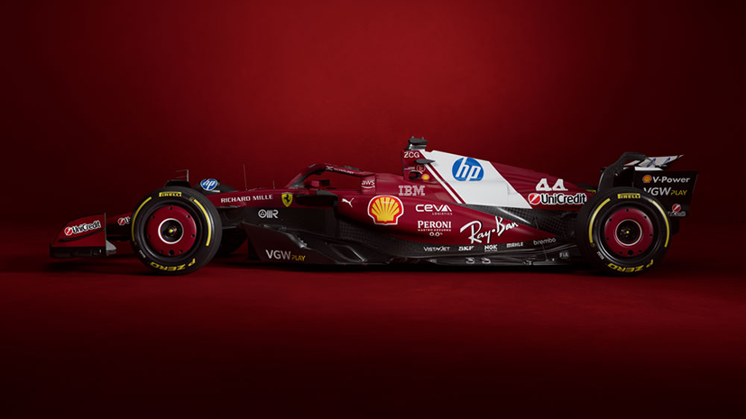 The Ferrari SF-25 F1 Car