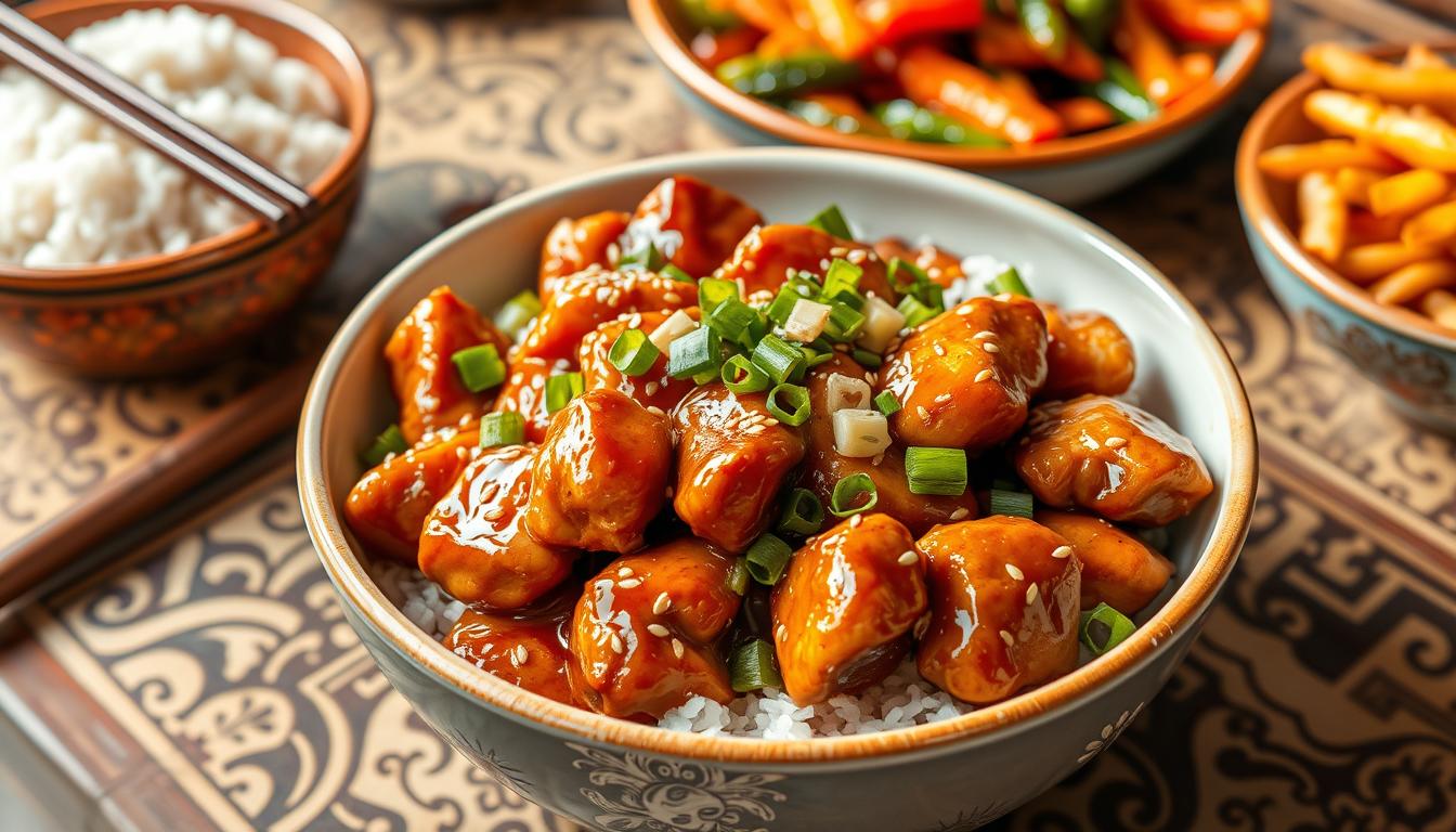 Chinese sesame chicken