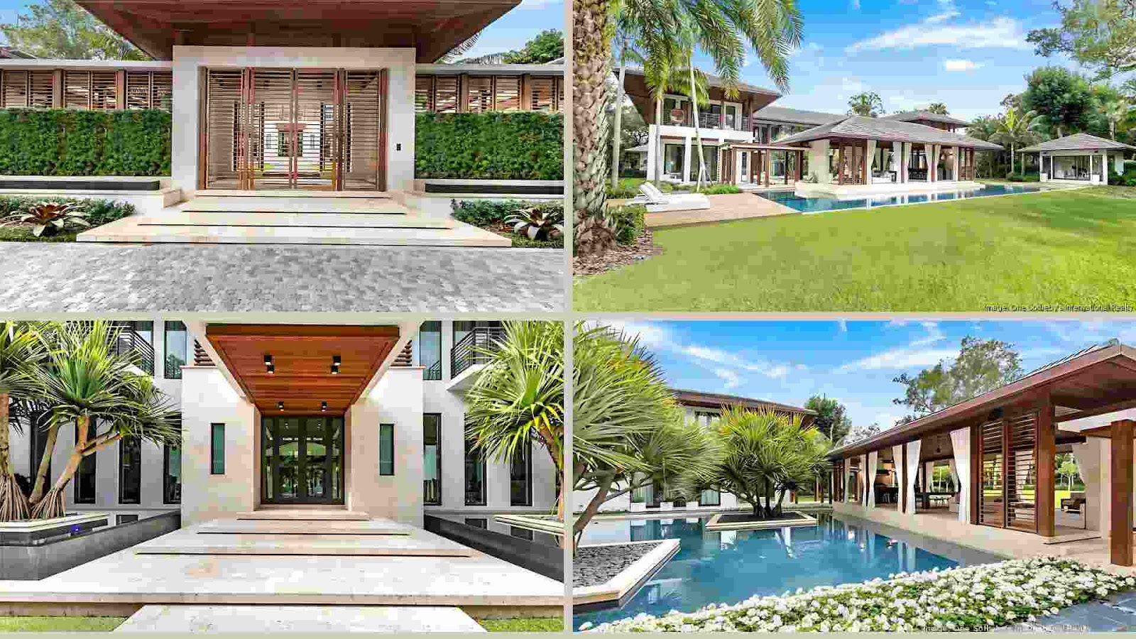 Outdoor Features of Coral Gables Estate