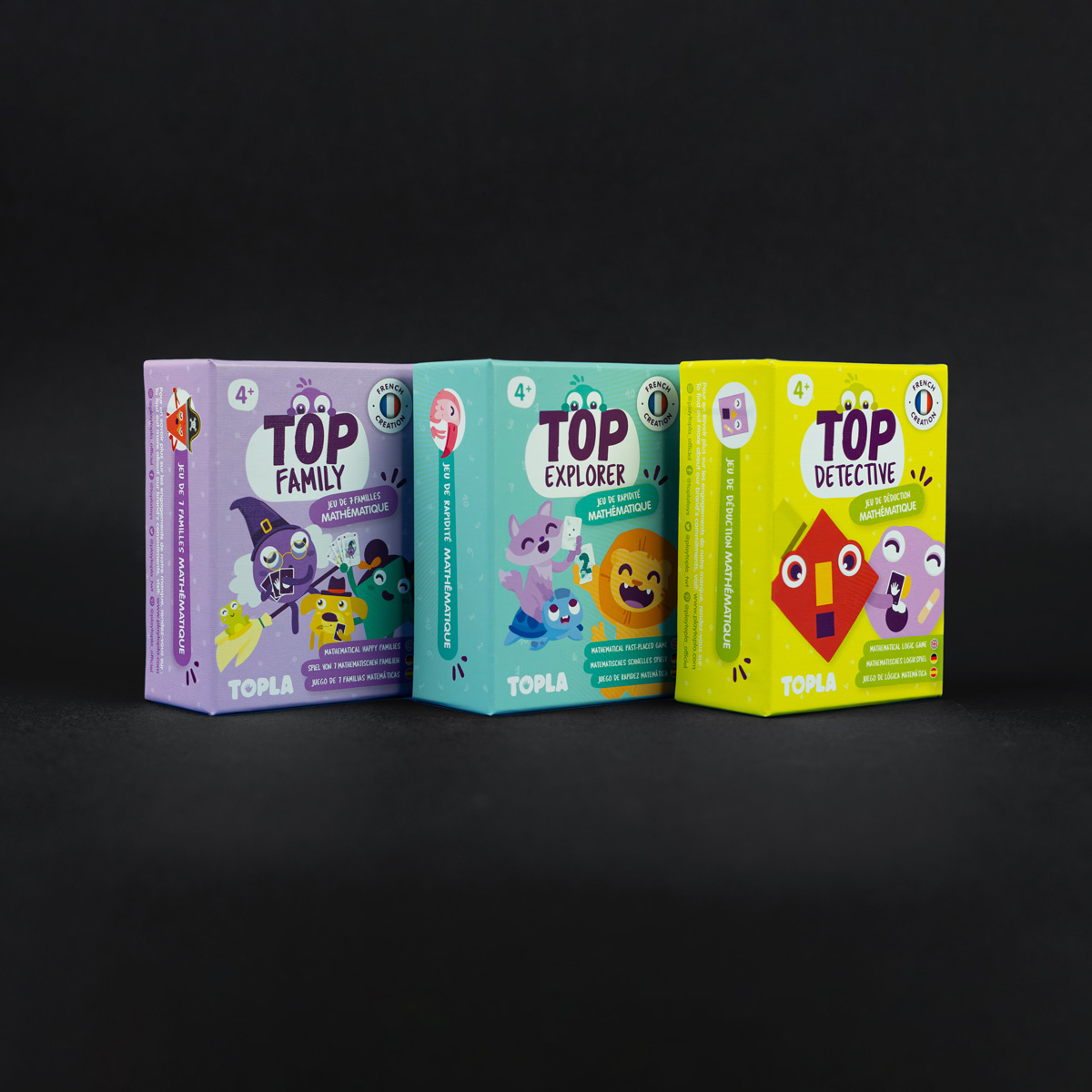 3 jeux TOPLA explorer
