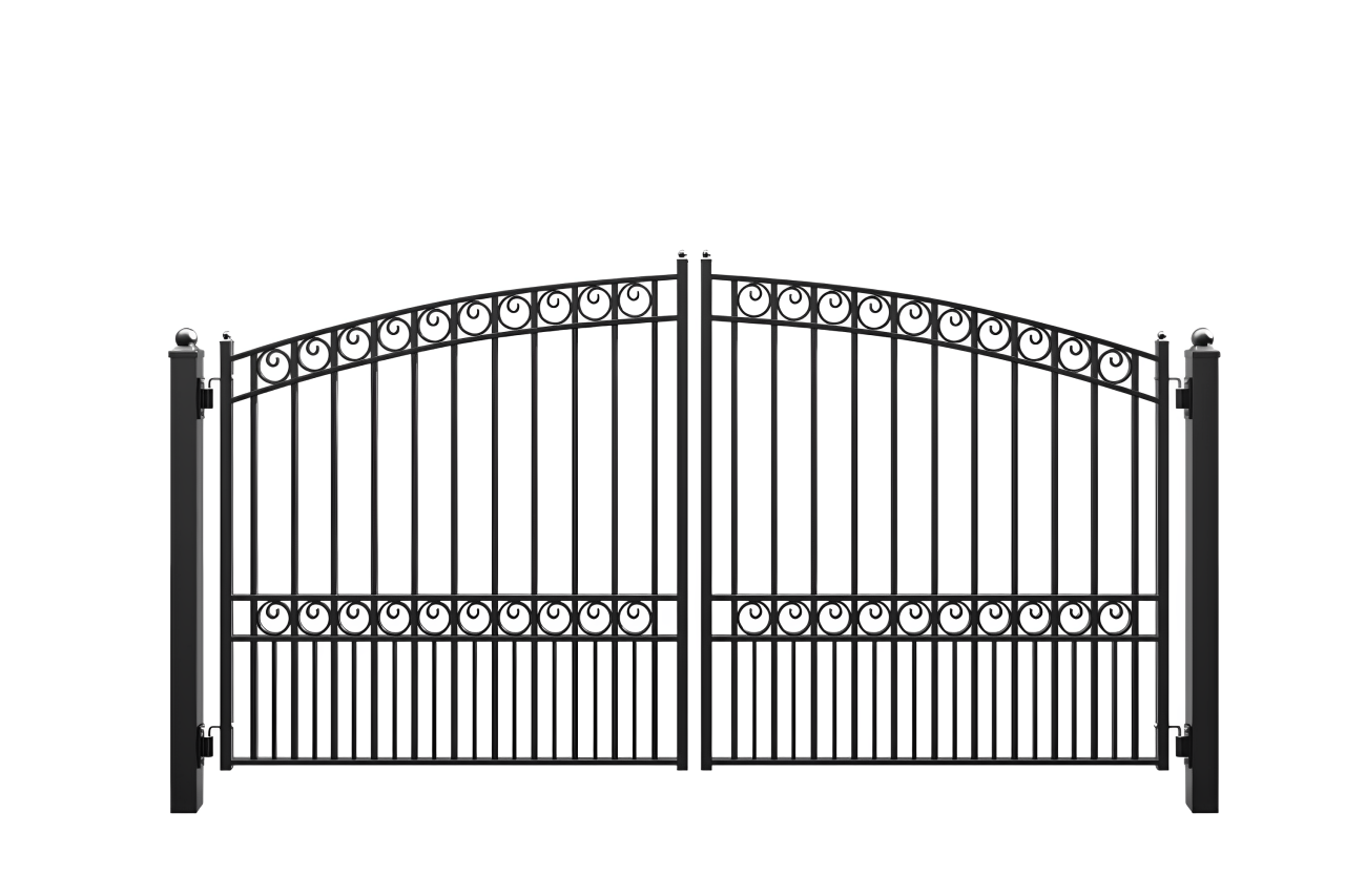 cost of aluminum gates