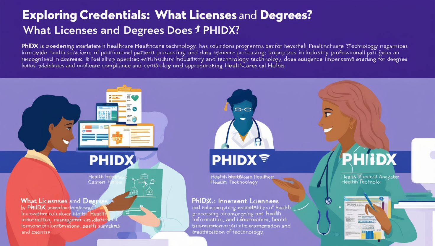  What Licenses and Degrees Does PHIDX Have