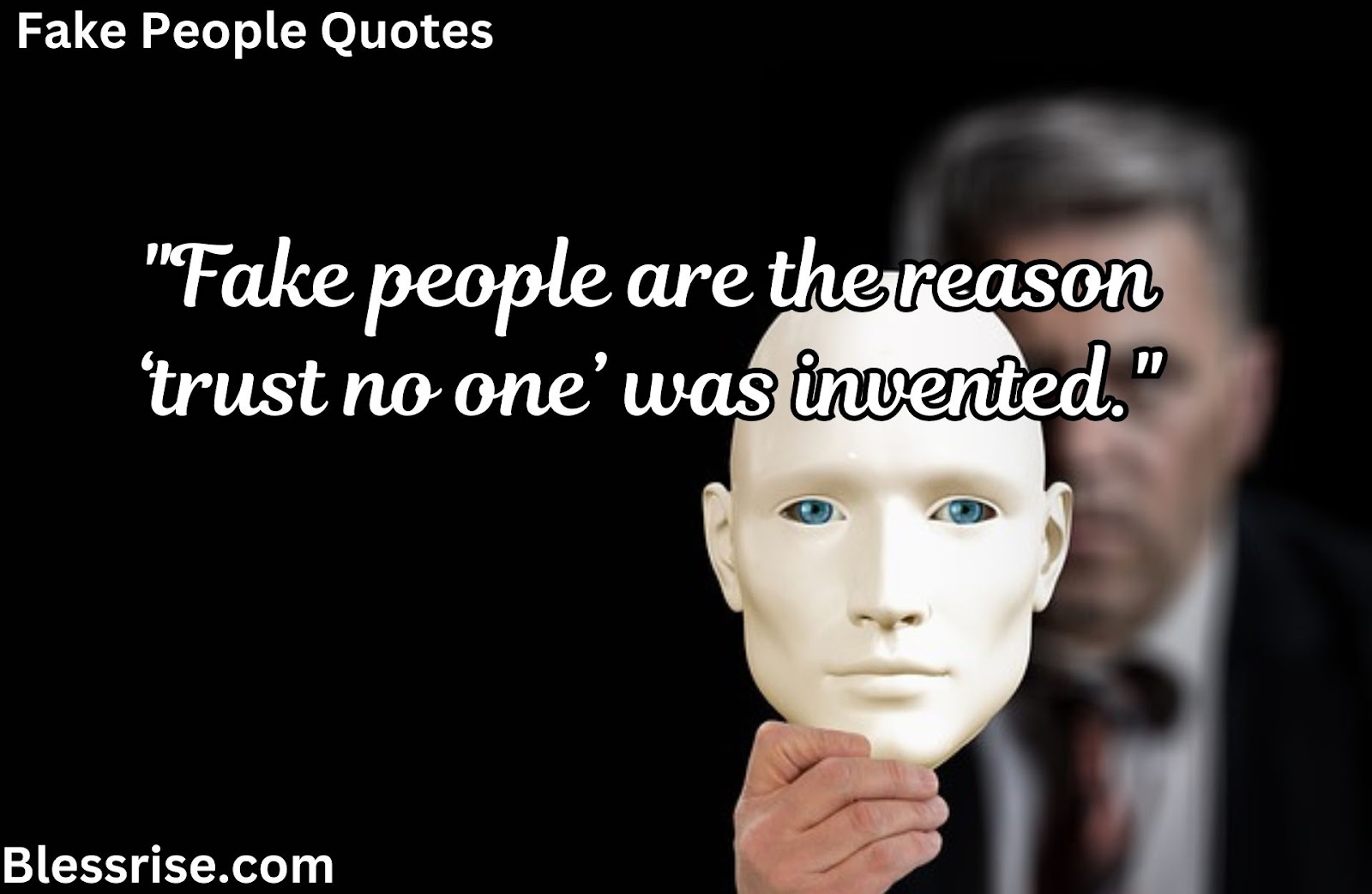 "fake people quotes images"
