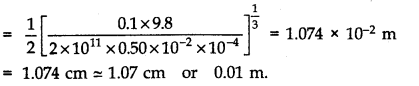 NCERT Solutions for Class 11 Physics Chapter 9 Mechanical Properties of Solids Q19.1