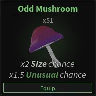 Odd Mushroom (Image via Roblox)