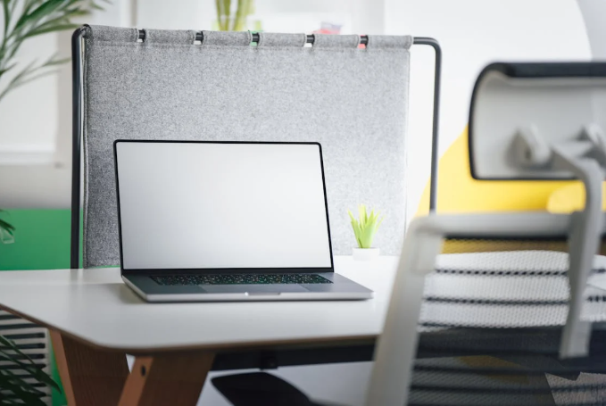 image of a laptop on a desk