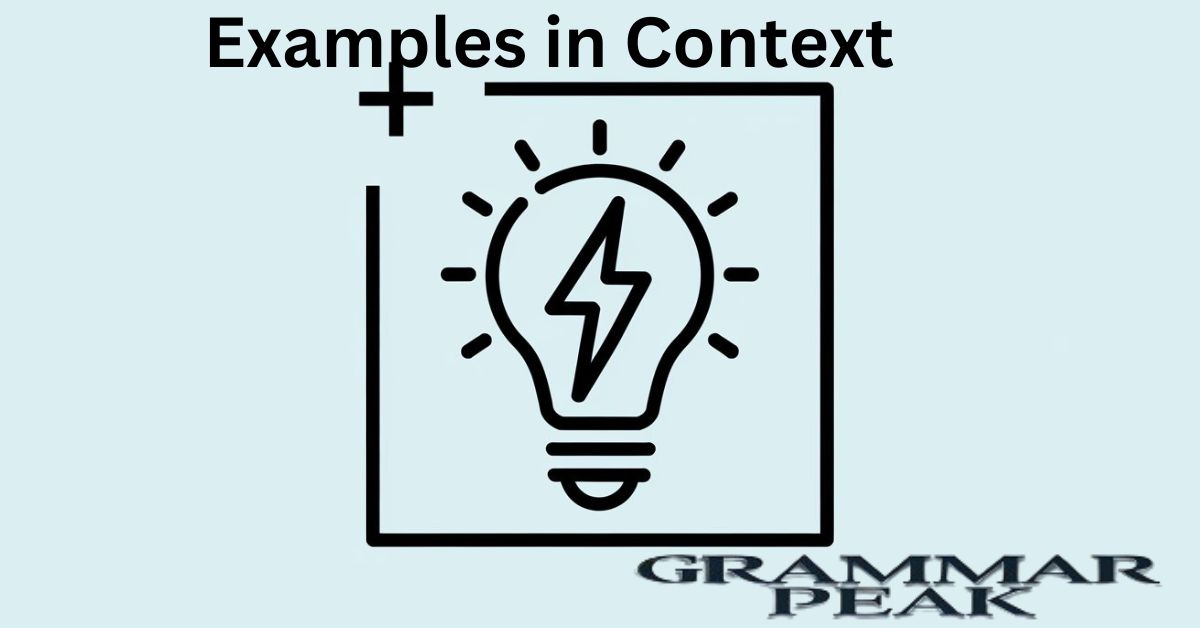 Examples in Context