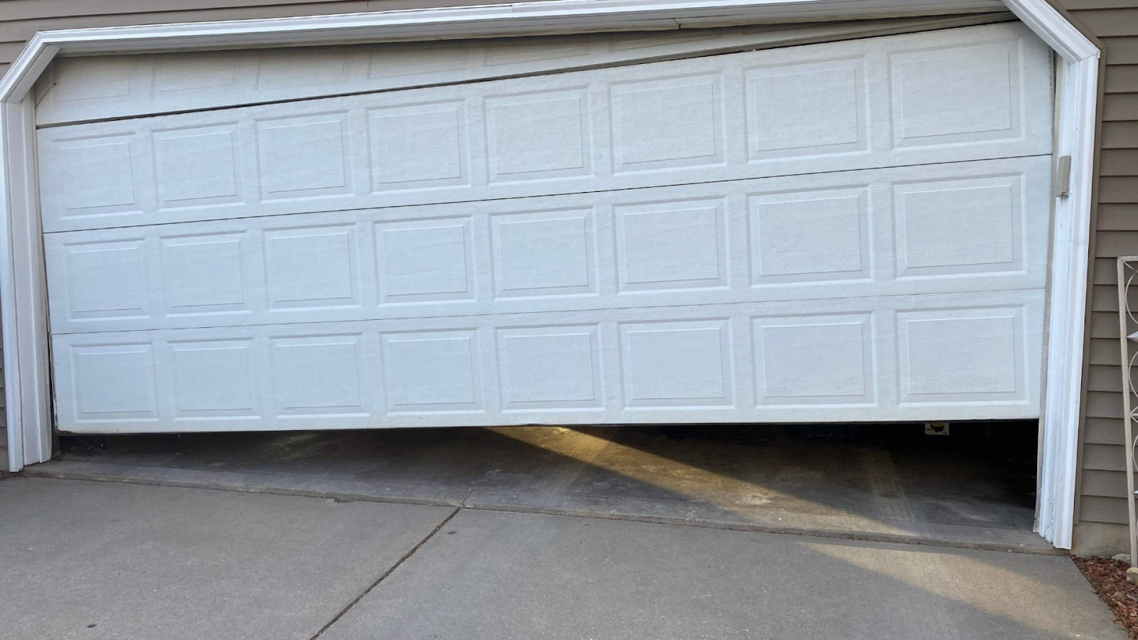 off-track garage door