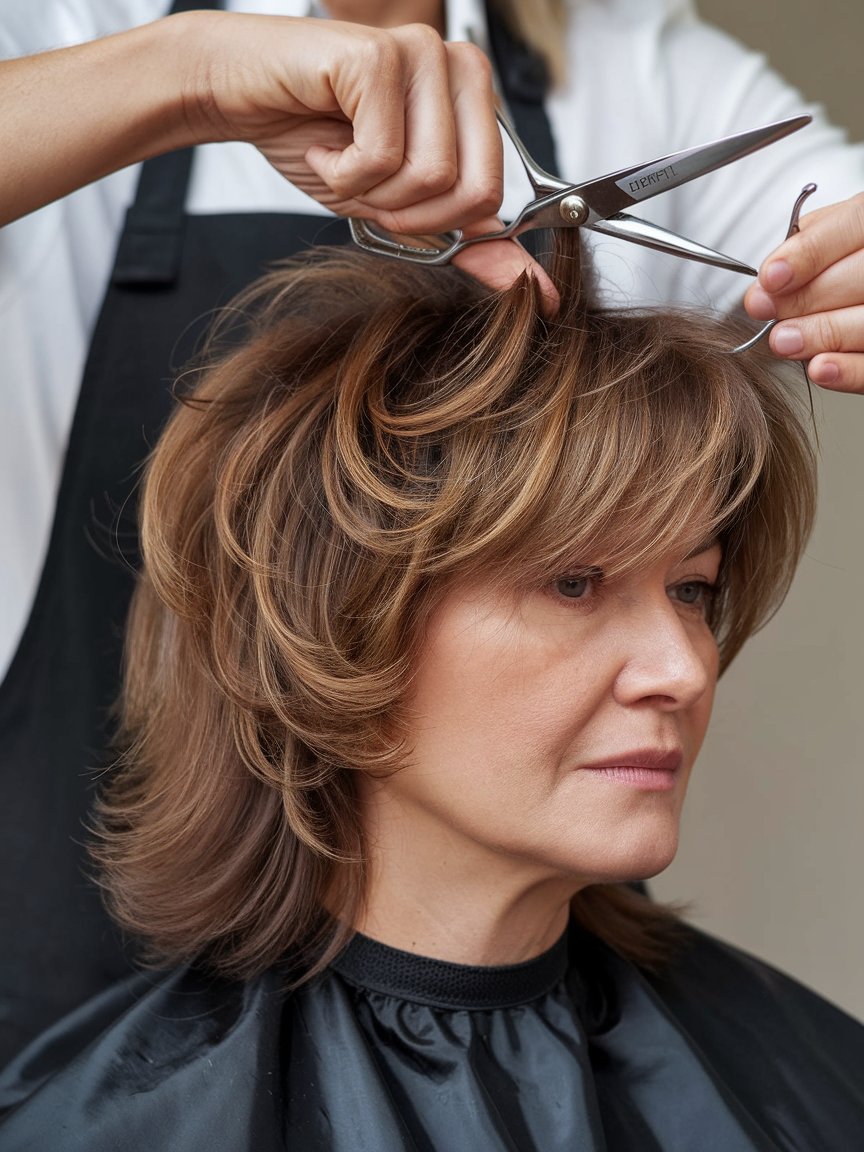 10. Layered Haircut for Thick Hair