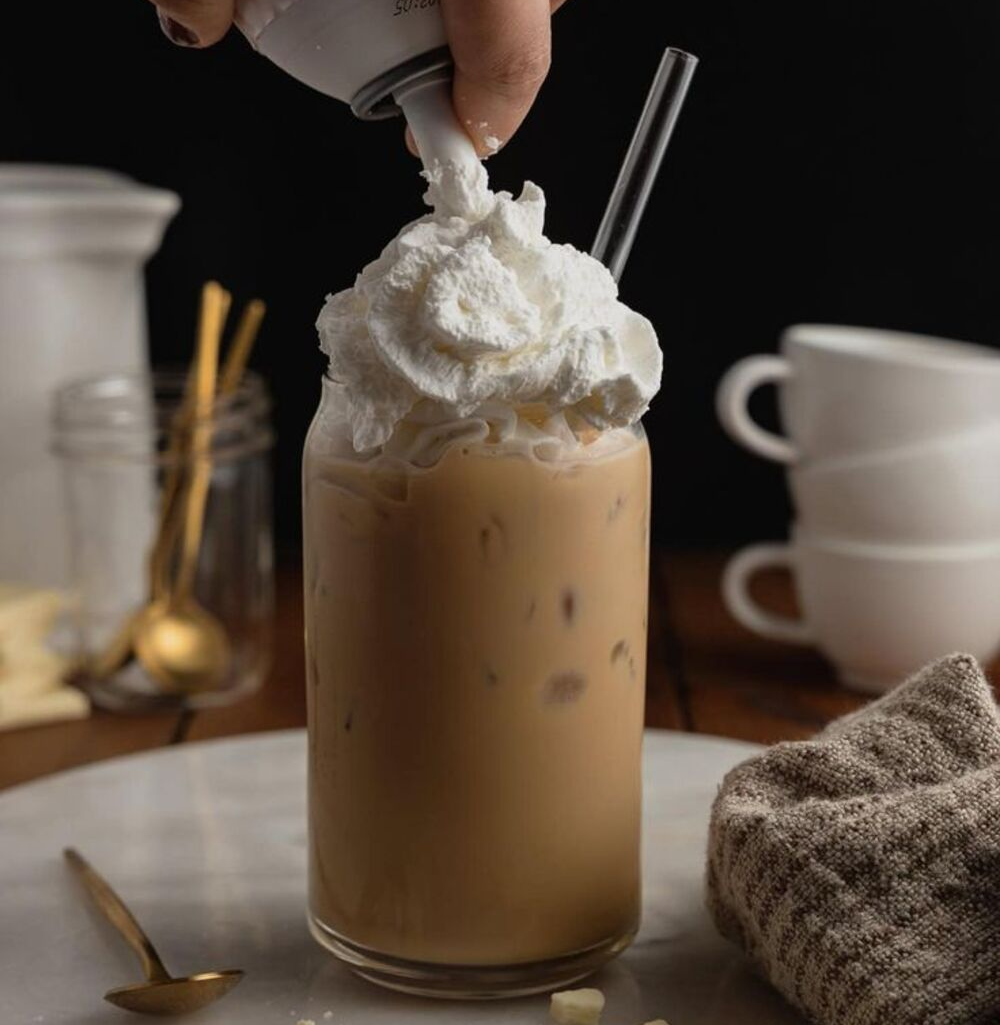 What is White Chocolate Mocha Iced Coffee?