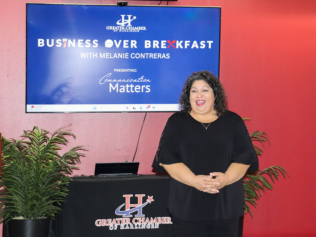 Business over Breakfast, one of the events of the Greater Chamber of Harlingen