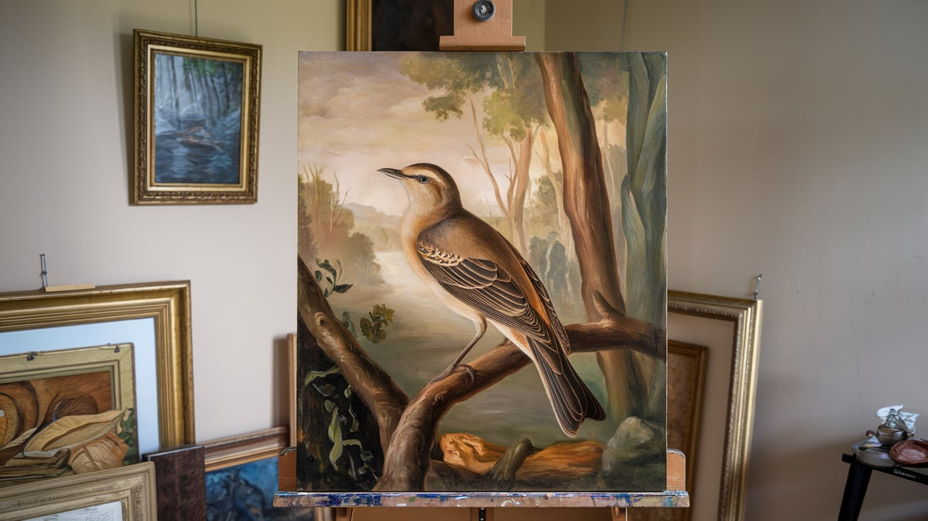 classical oil painting for naturalist bird portraiture bilibili