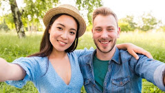 Capturing Memories: Selfies in the Park