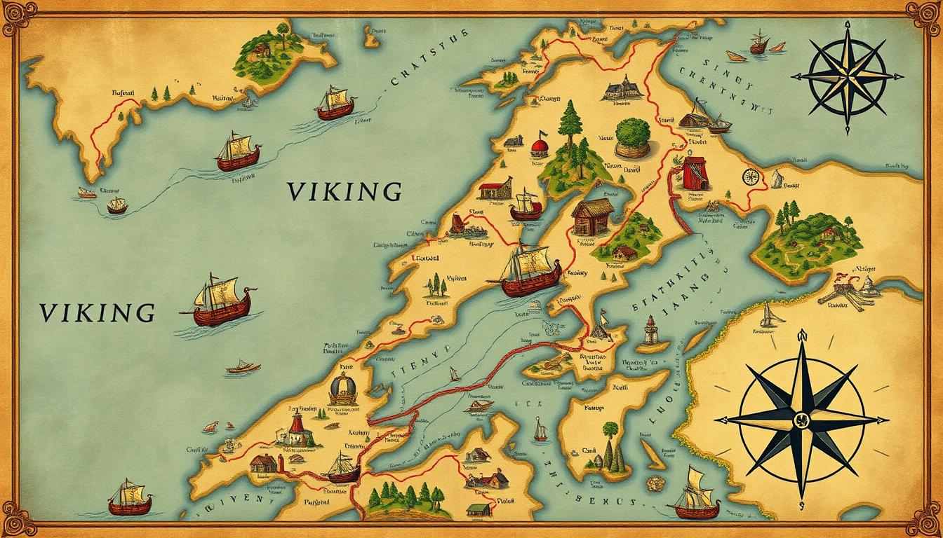 Rutas comerciales vikingas