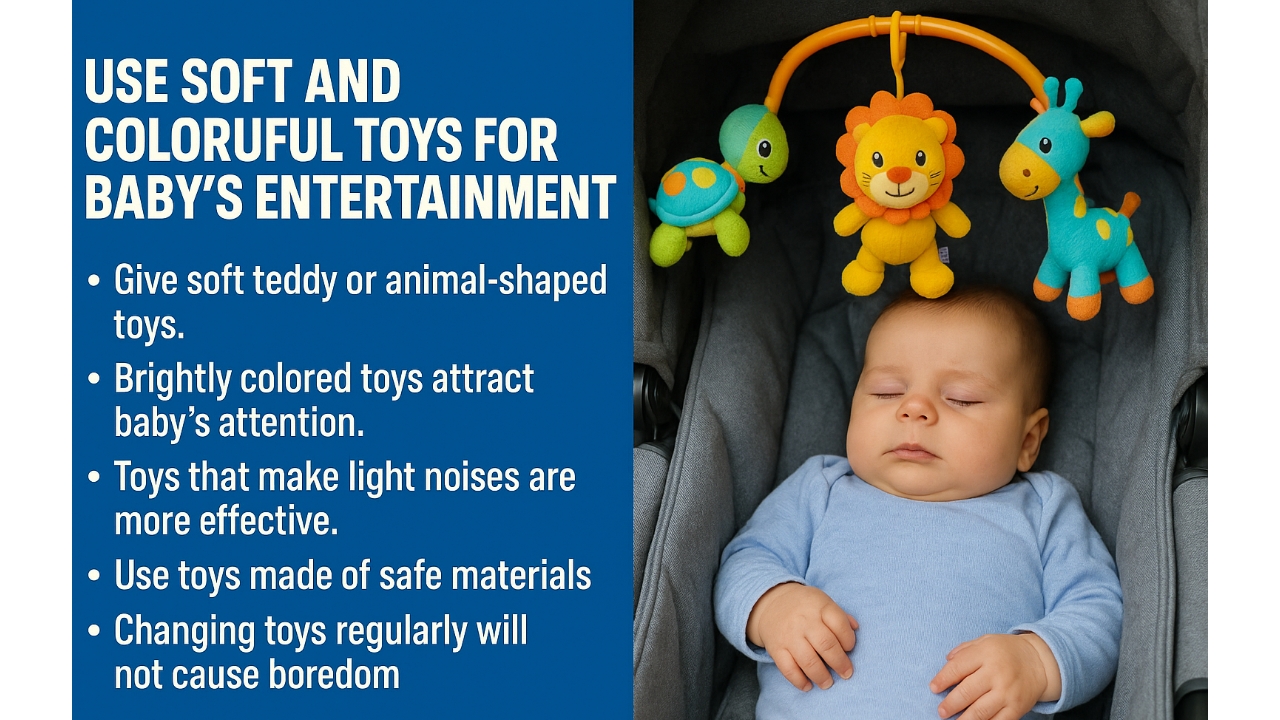 infographic - use soft & Colorful Baby's Entertainment