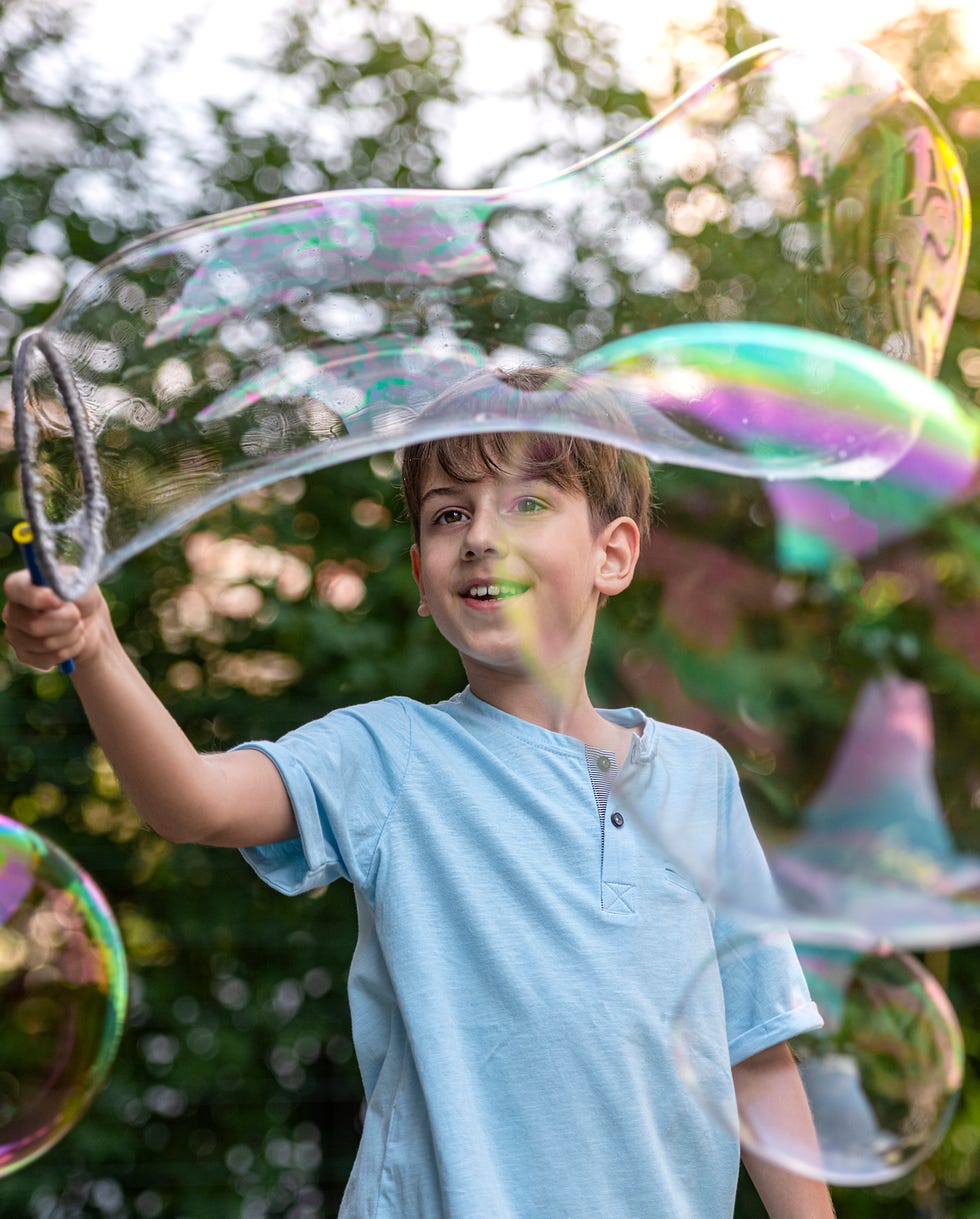 best picnic games bubble making contest