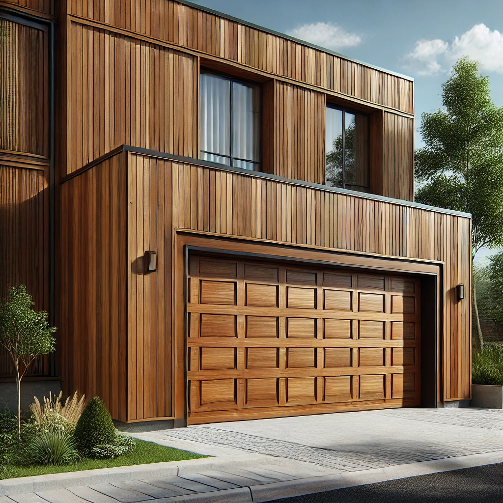 garage door wood panels