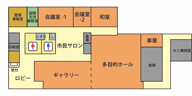 我孫子市我孫子市民プラザ　全体図