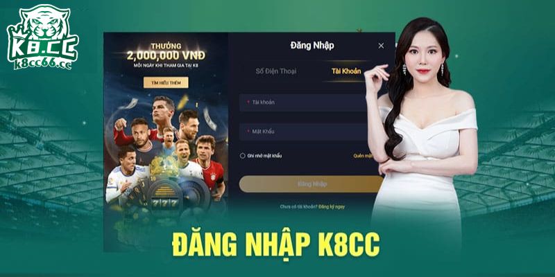 Lưu ý để đăng nhập tài khoản nhà cái K8CC an toàn hơn