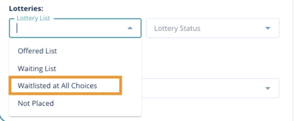 schoolmint enroll's application and lottery filter update