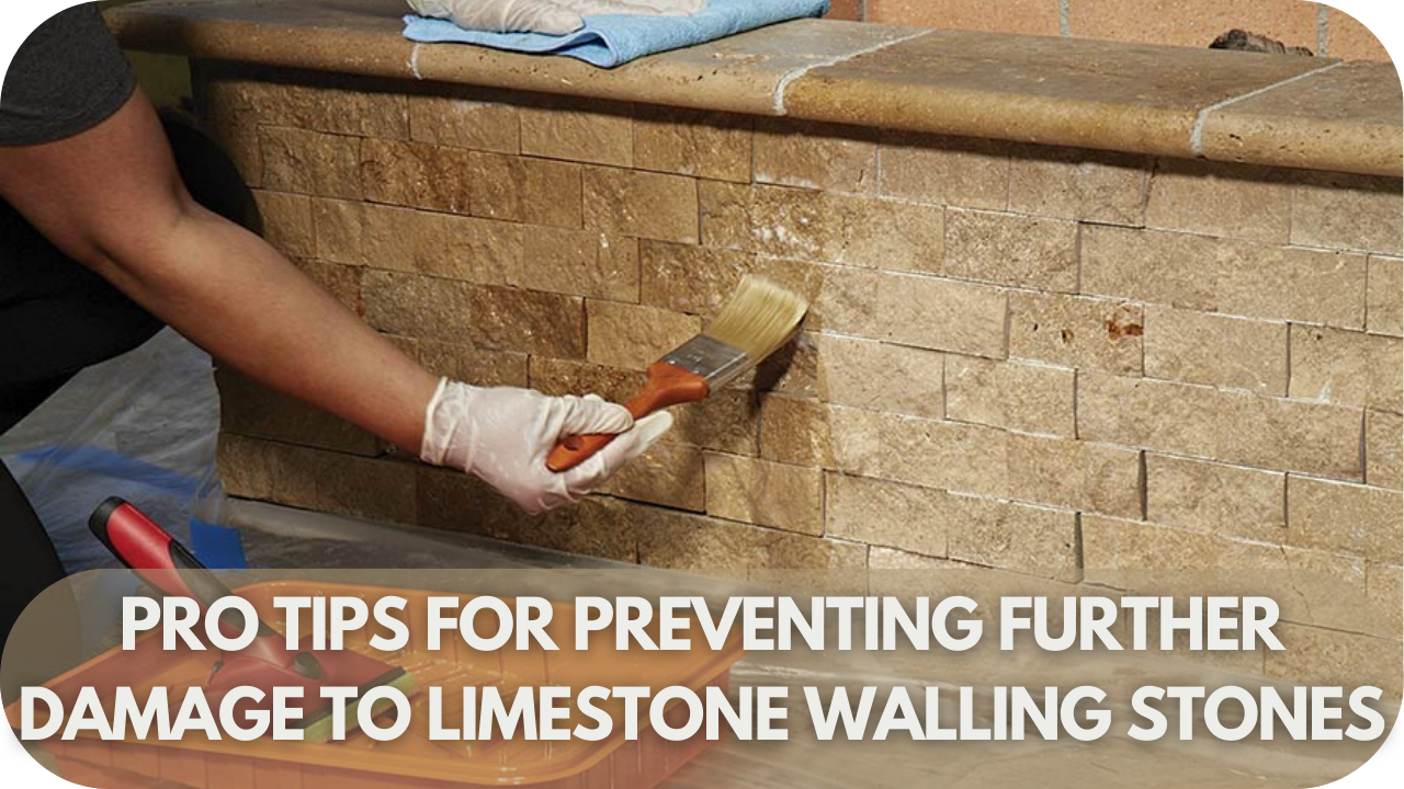 Expert tips to protect limestone walls from future damage.