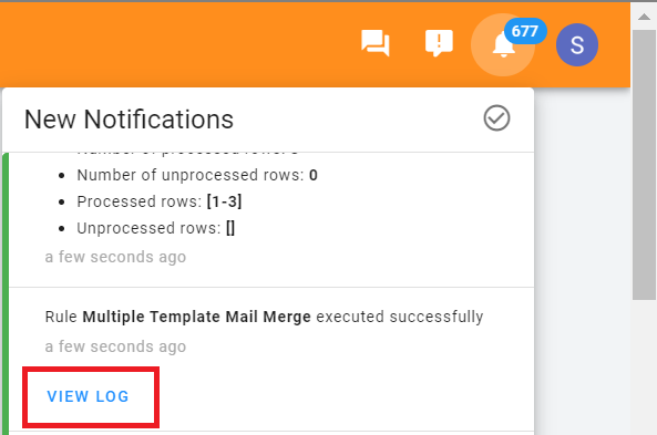 Mail Merge in Gmail using xFanatical Foresight-Notification