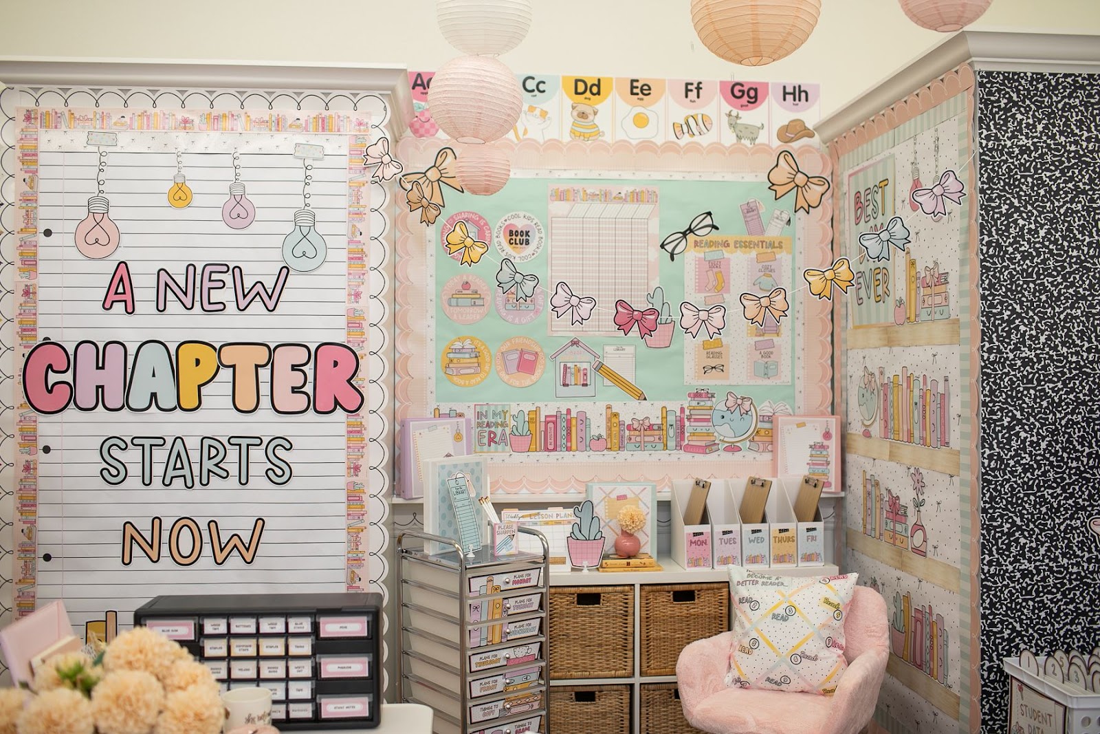 Book Club classroom decor