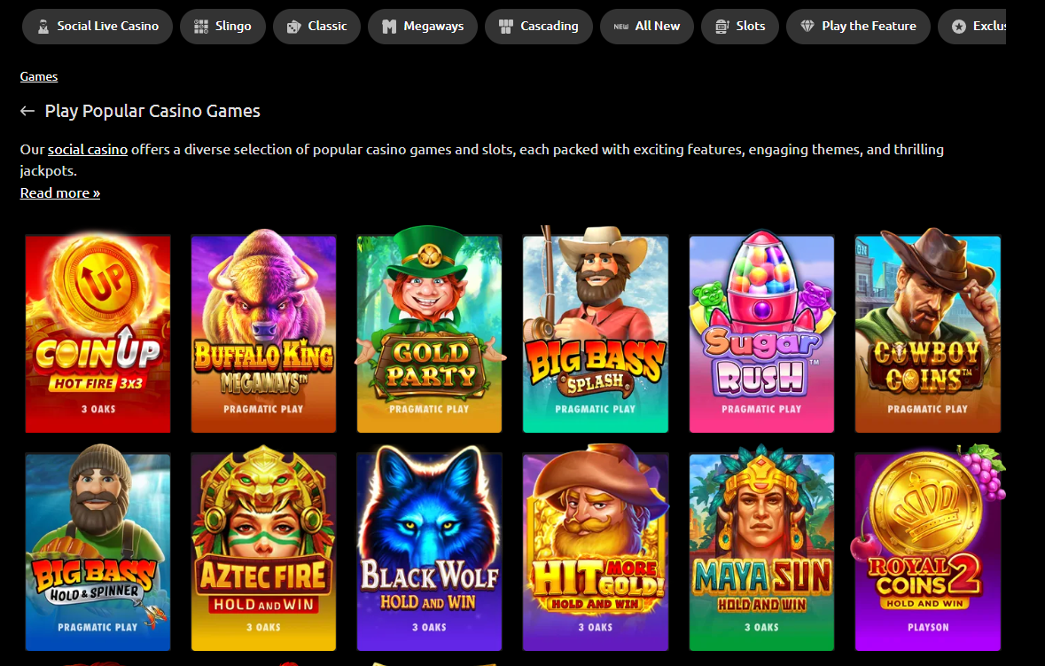 McLuck casino games