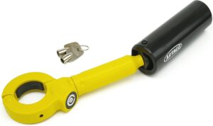Artago 862A , B Car Handbrake Lock, More Adaptable Thread Adjustment, Security Lock with Anti-Drill Ball, Compact, Car Anti Theft Brake Gear Shift Knobs Handbrake Lock for Vehicle Car Truck Van, Camper