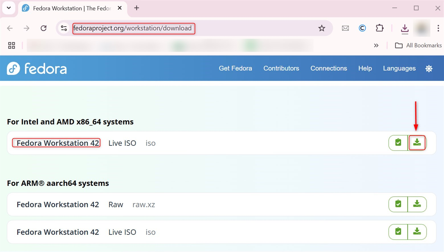 download fedora
