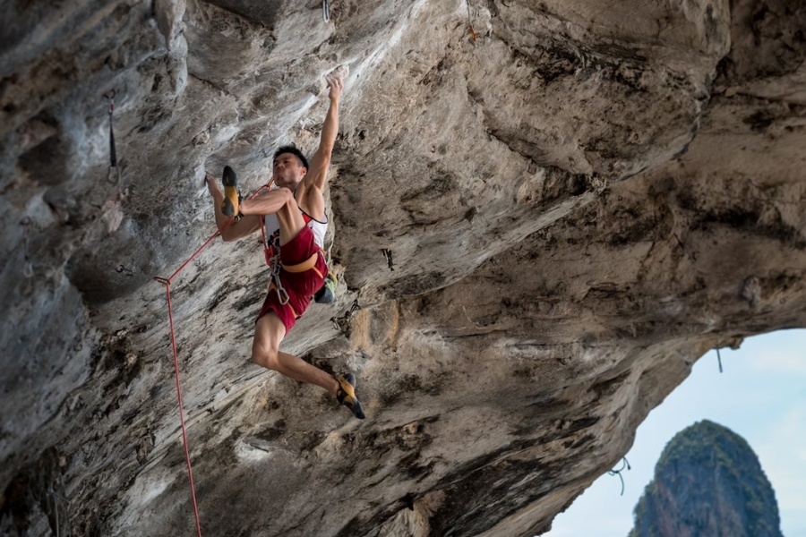 Adventure and scenic beauty are combined in rock climbing in Thailand