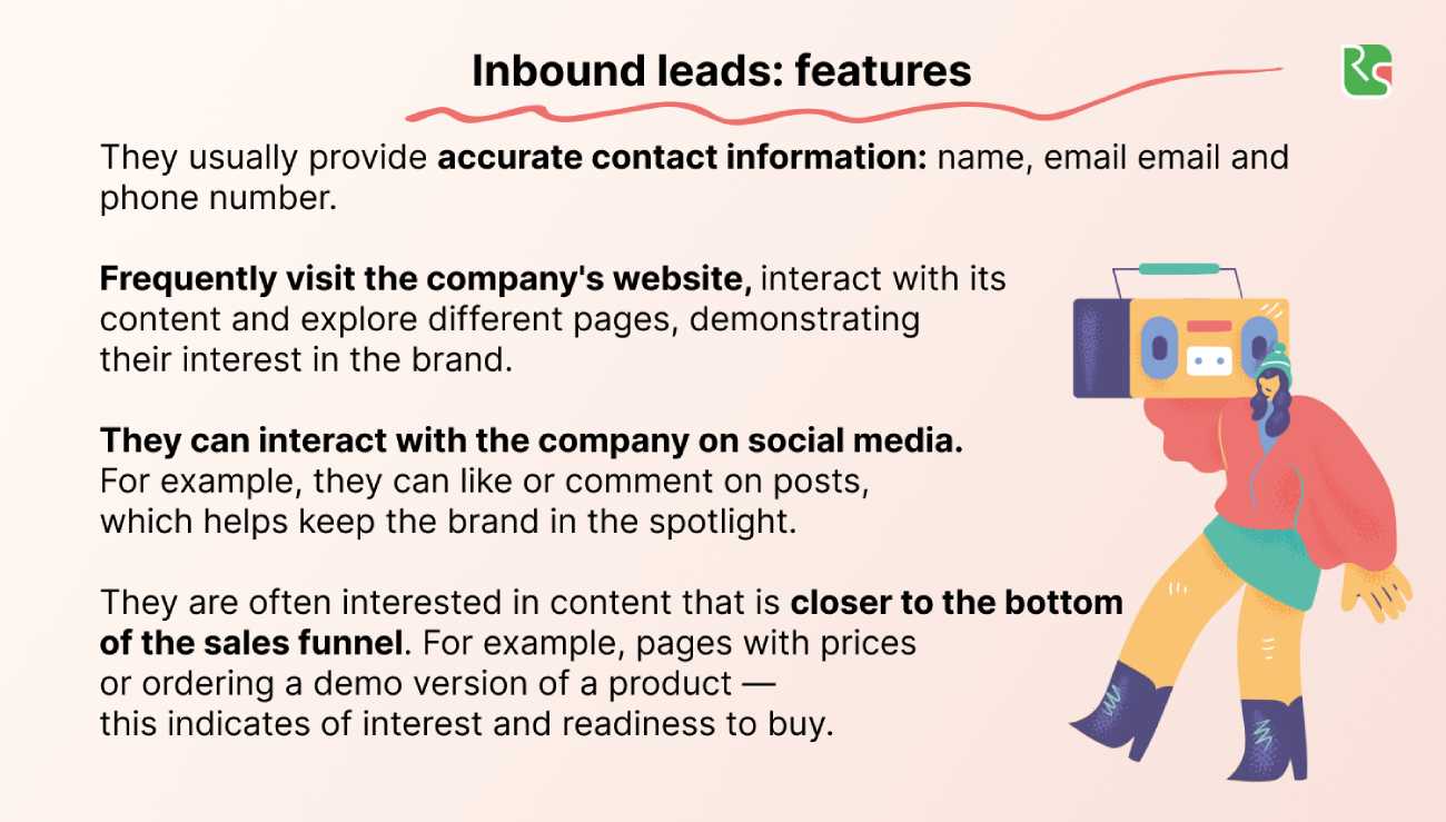 inbound leads features