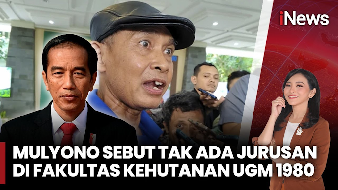 Skakmat! Sesepuh UGM Patahkan Klaim Mulyono Teman Jokowi Soal Tak Ada Jurusan Kuliah