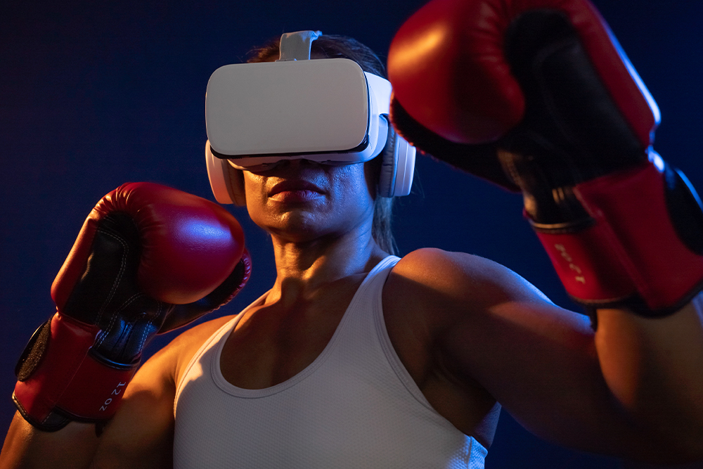 AI with virtual reality will create an immersive fitness experience.