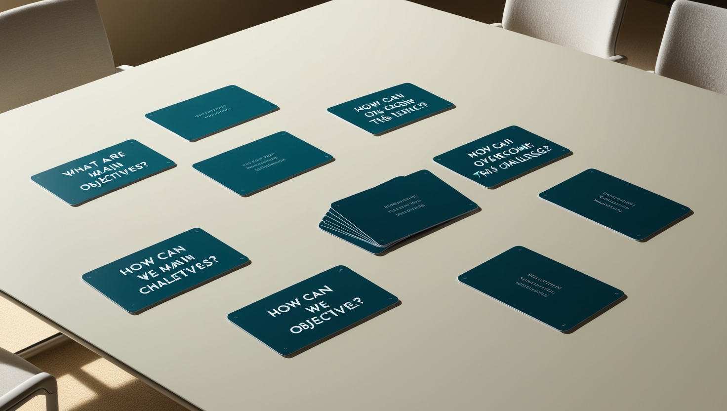 motion activated cards for facilitation