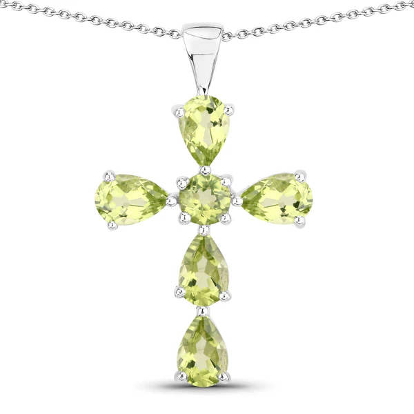 10 New Celebrity-Inspired Cross Pendant Gemstone Necklaces You’ll Love - Fine Color Jewels