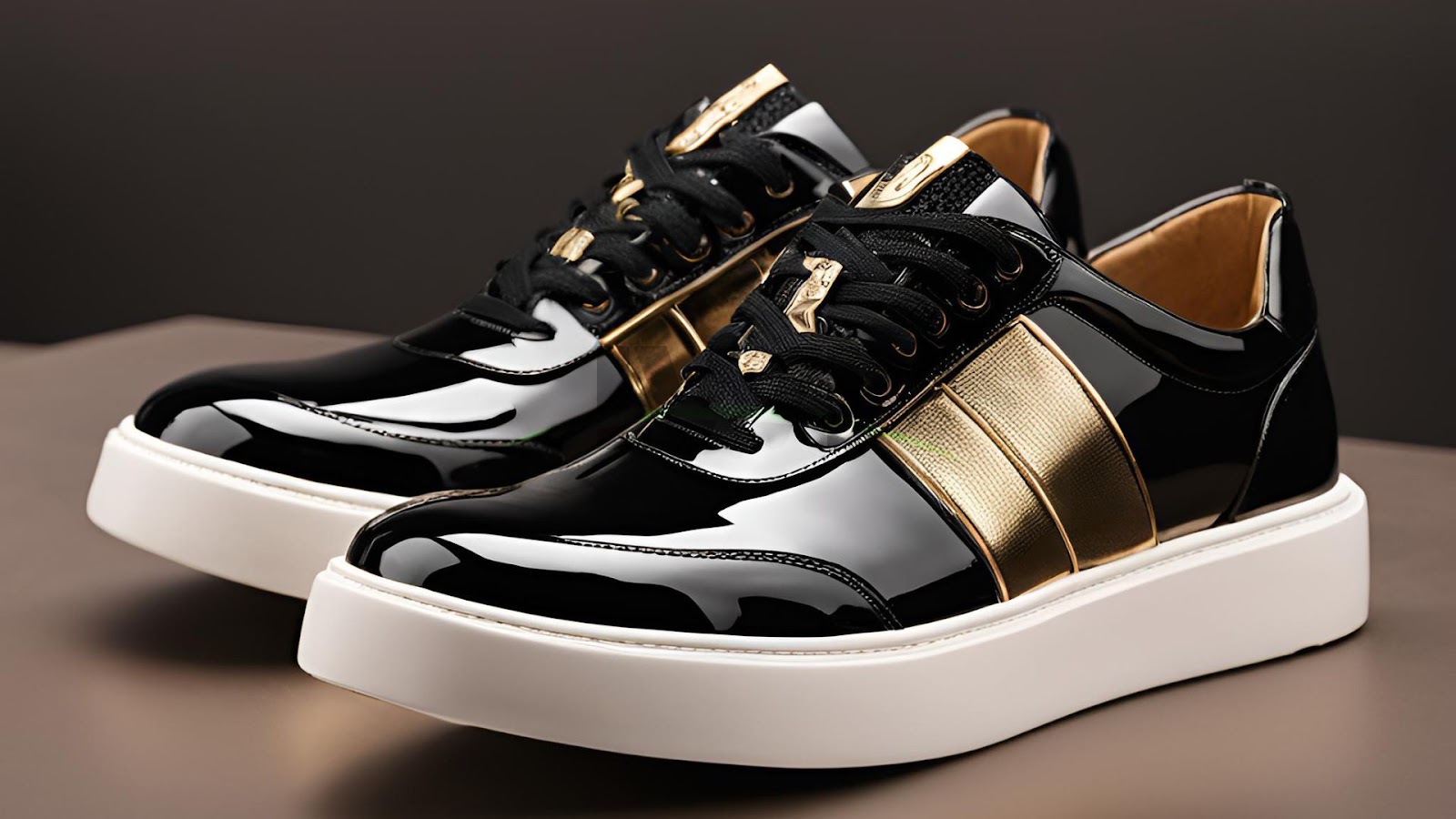 black and gold dress shoes mens images 6