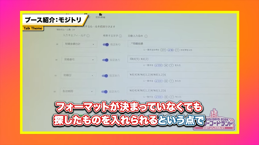 多様なフォーマットに対応する柔軟性