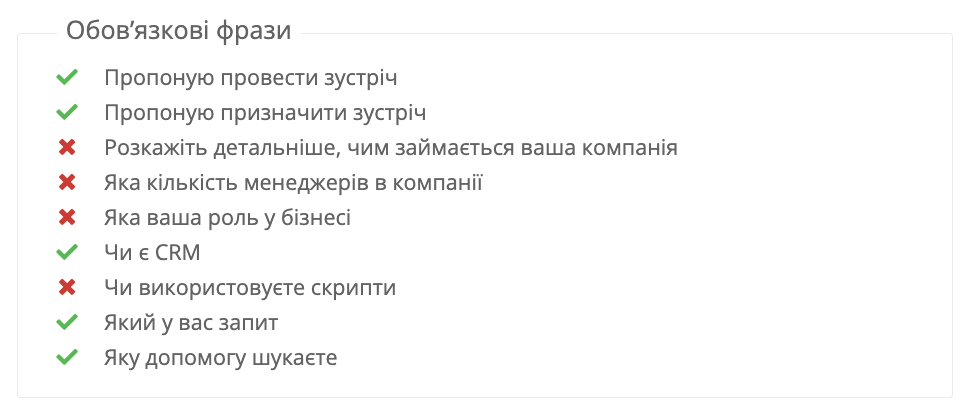 віртуальний коуч, контроль дотримання скриптів, Ringostat AI, 