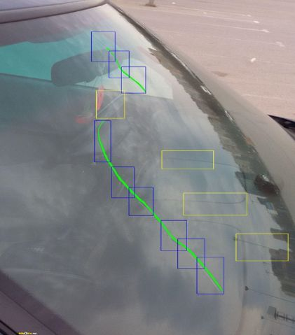 Windshield damage detection using the ensemble method