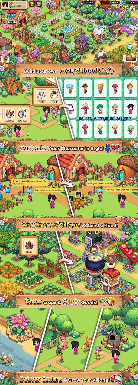 Viladia: Cozy Pixel Farm เริ่มต้นชีวิตฟาร์มในฝันสไตล์พิกเซลสุดอบอุ่น