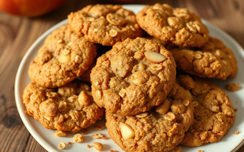 apple cinnamon oat cookies