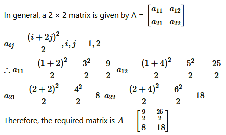 NCERT Solutions for Class 12 Math Chapter 3 - Matrices 