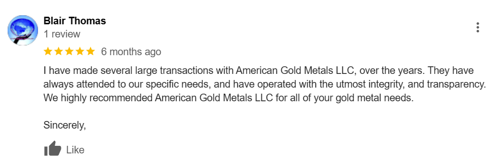 review 3 of American Gold Metals LLC