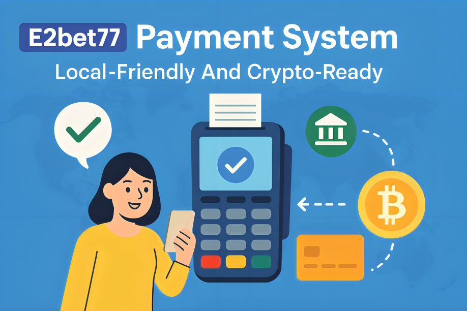 E2bet77 Payment System: Local-Friendly And Crypto-Ready