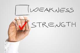 A person is ticking a checkbox labeled "STRENGTH" with a red check mark preparing for National Aptitude Test in Architecture (NATA) and an architectural career.