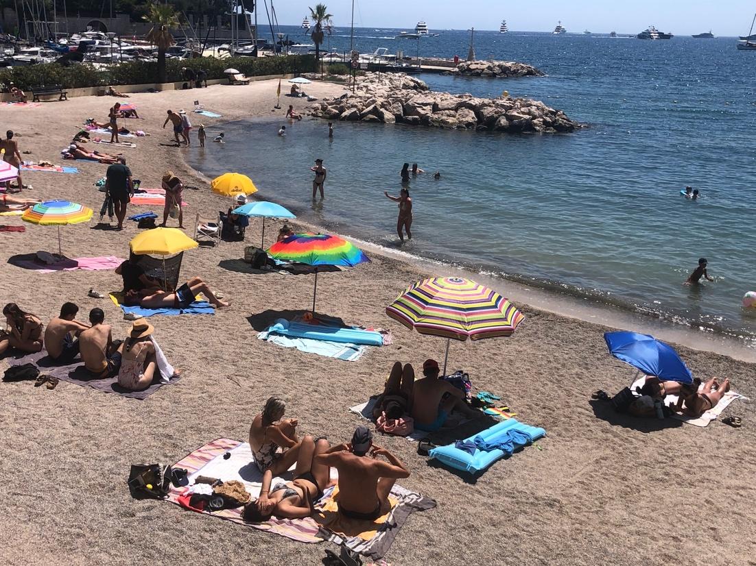 A group of people on a beach

Description automatically generated