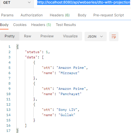 Return DTO from JPA Repository