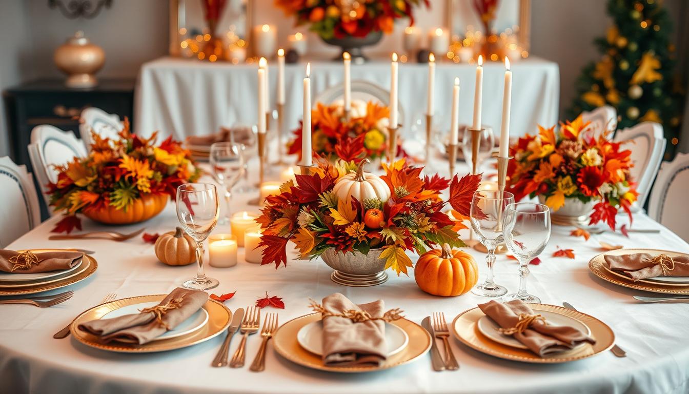 Thanksgiving table setting