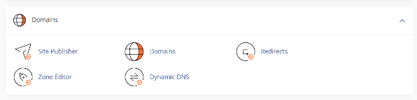 بخش Domains سی پنل